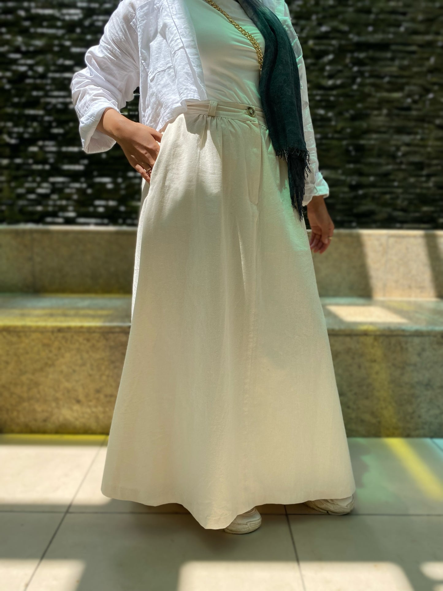 Old school linen skirt